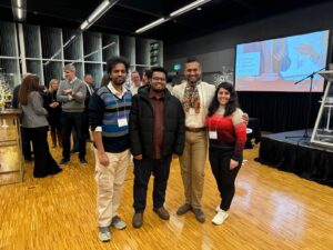 Group picture of FLOURISH lab members at the speed networking event